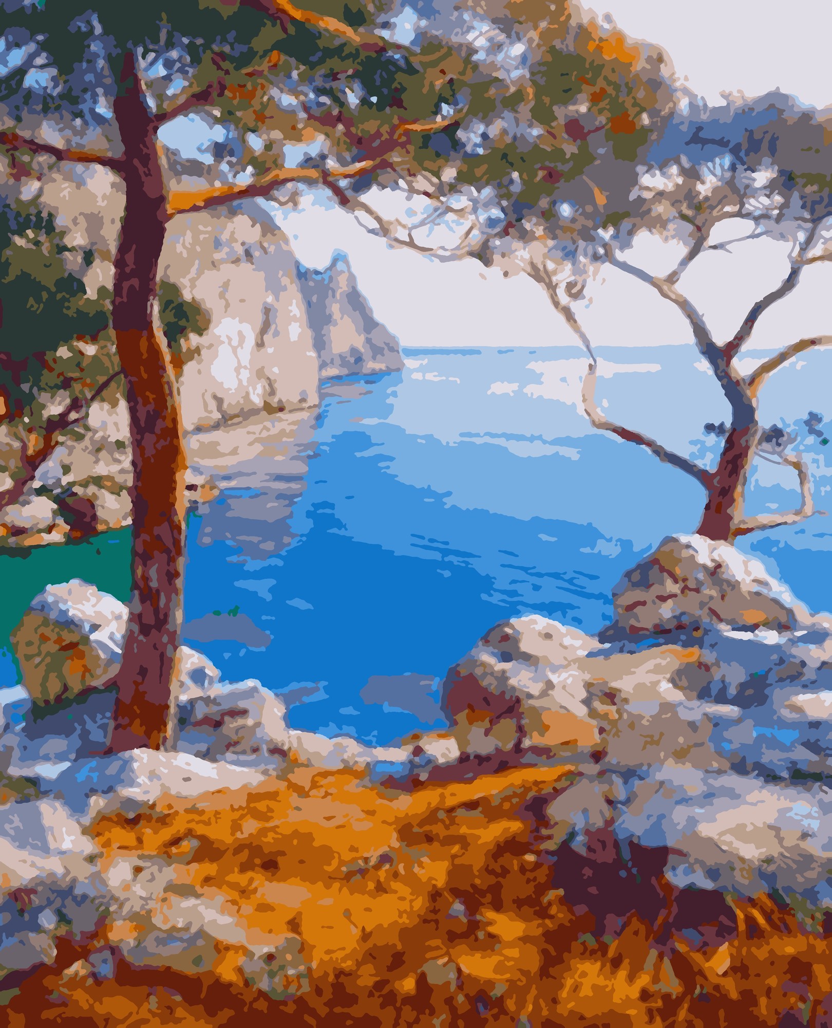 Paint by numbers gift idea kit diy painting kit on canvas with frame ukraine 40x50 17068 from