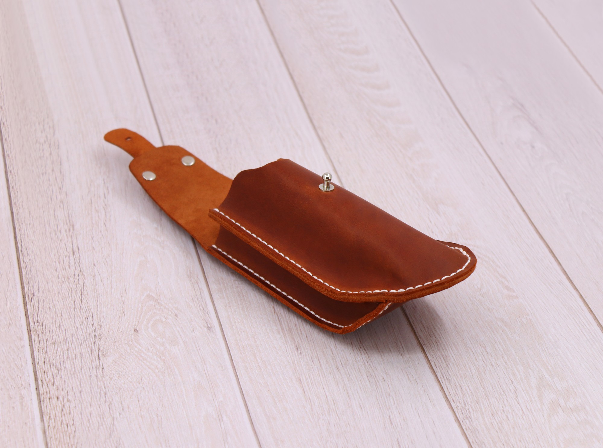 handmade leather glasses case