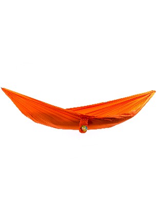 Hammock made of parachute nylon, orange