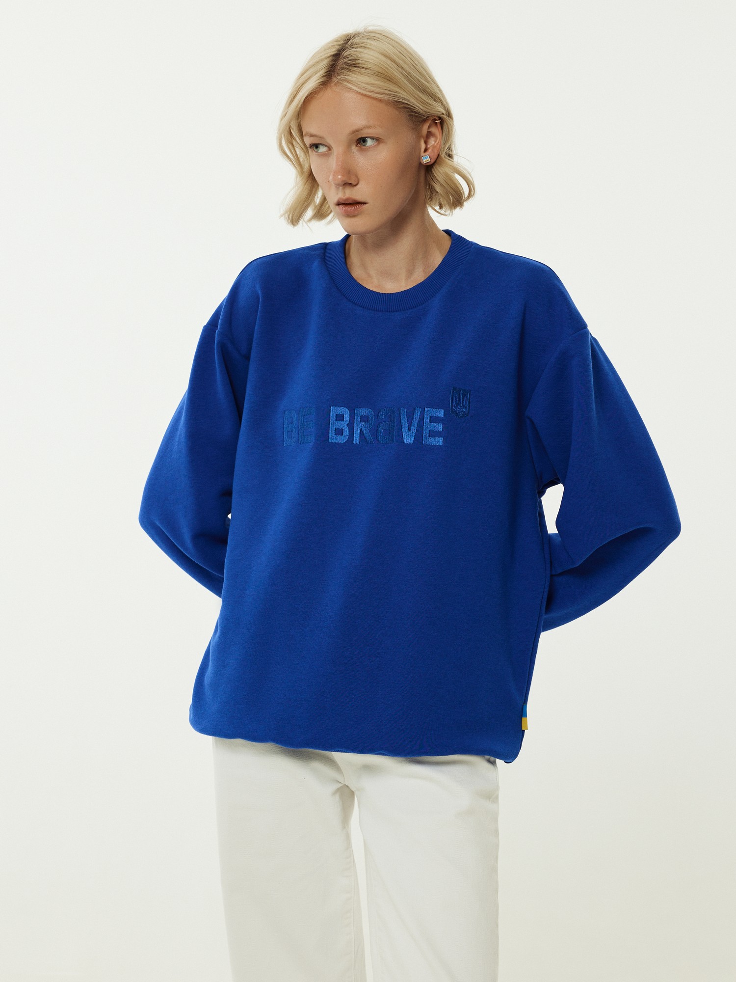 BRAVERY IS IN OUR DNA Blue Sweatshirt