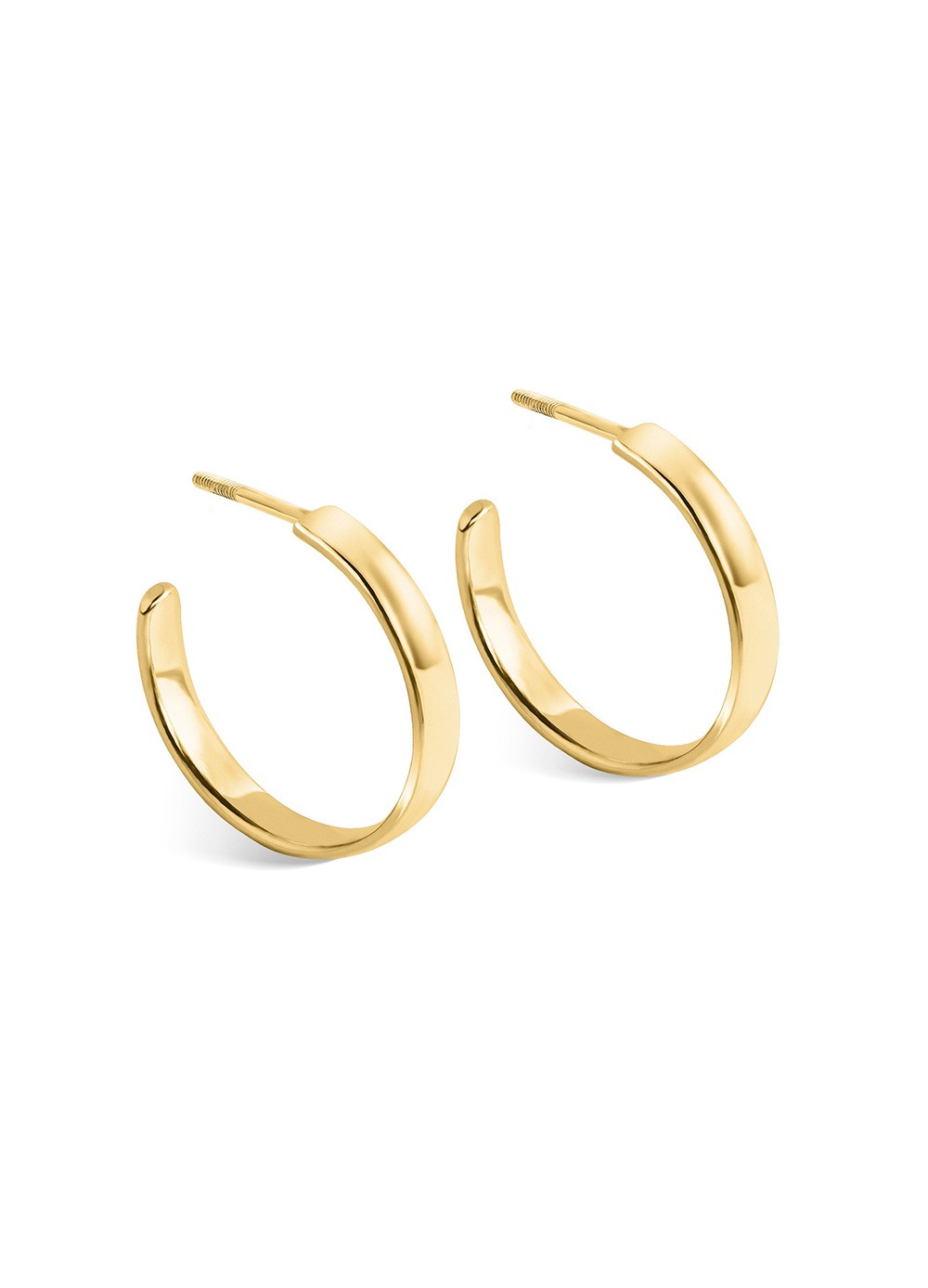 Half-hoop earrings