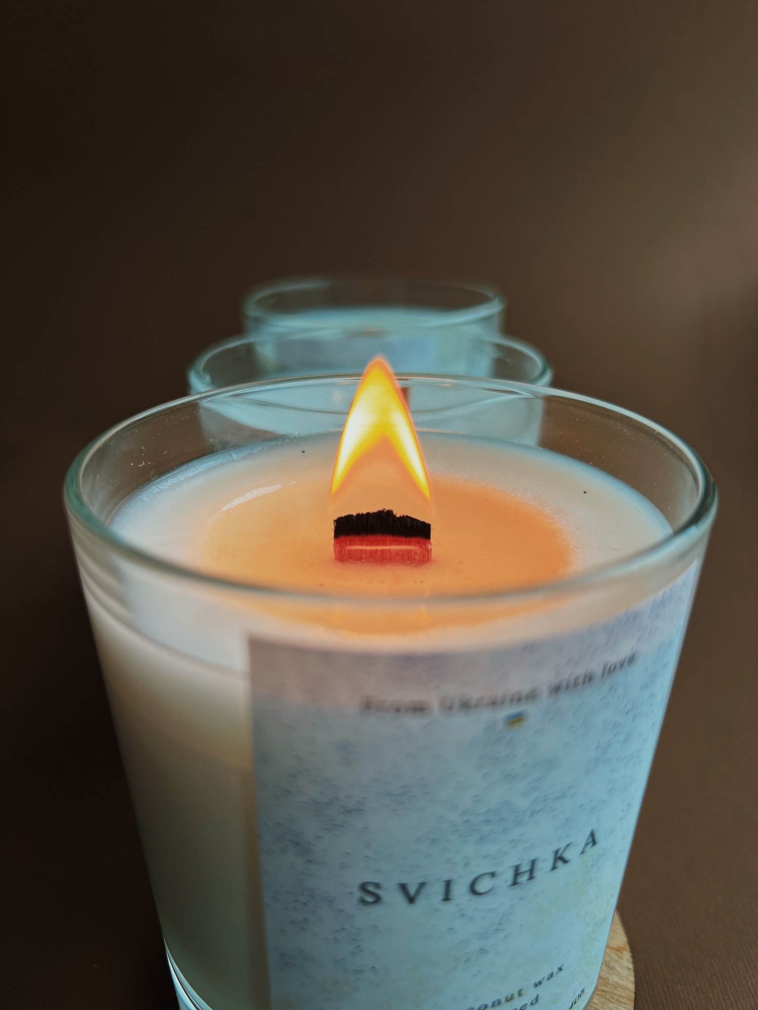 Coconut wax candle THE STEEL AROMA