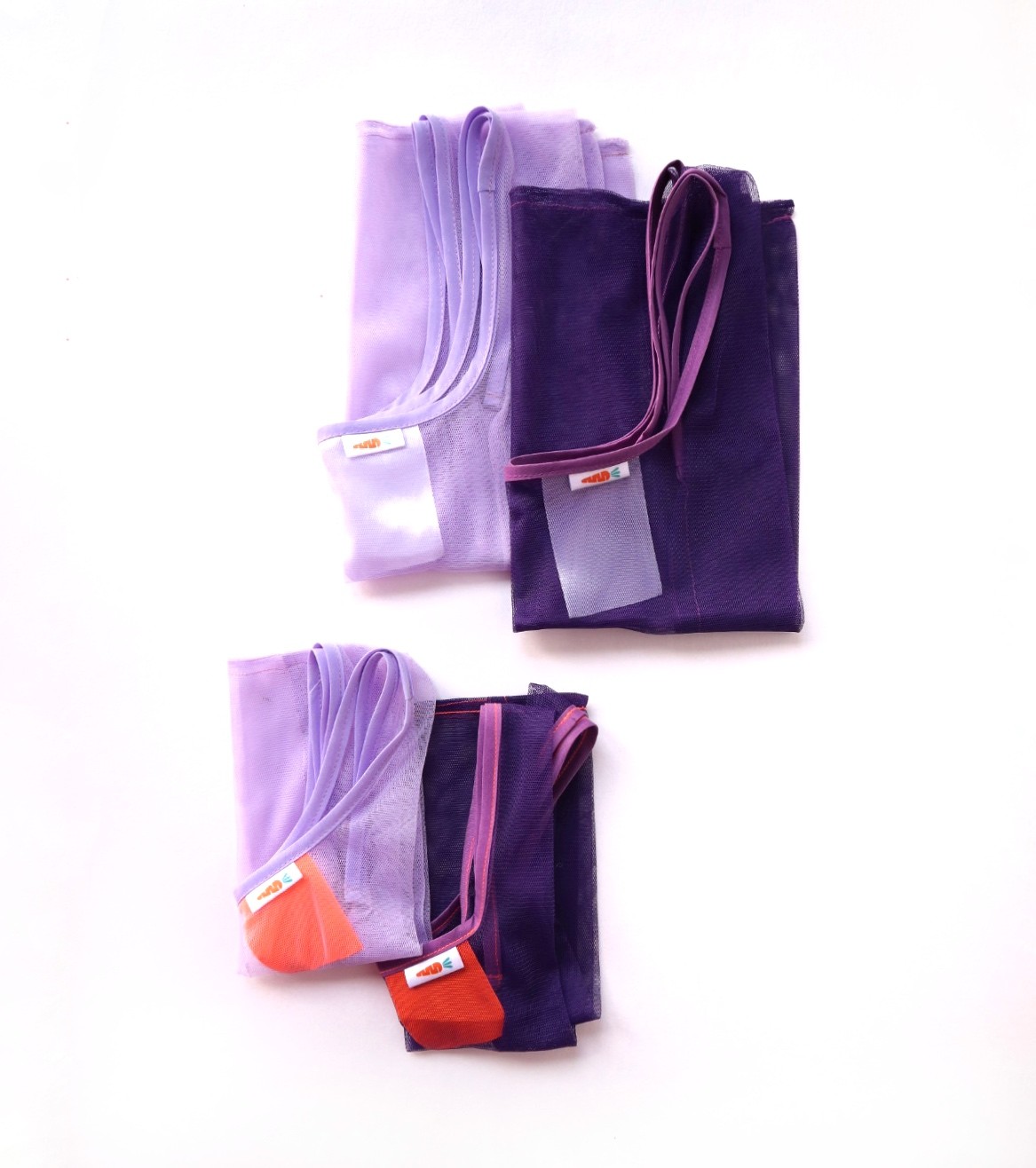 Reusable grocery mini tote bag handmade. Shopper bag, packing.