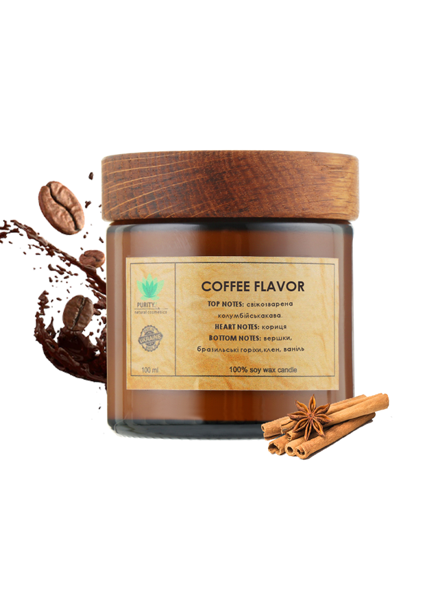 Soy candle Coffee flavor  100 ml
